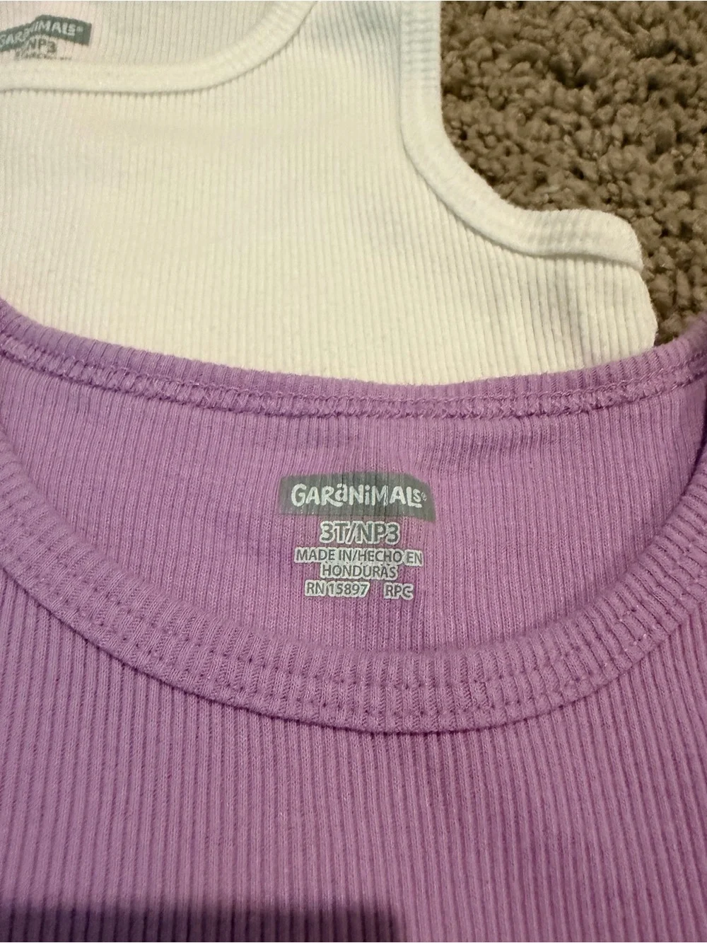 Garanimals three ribbed